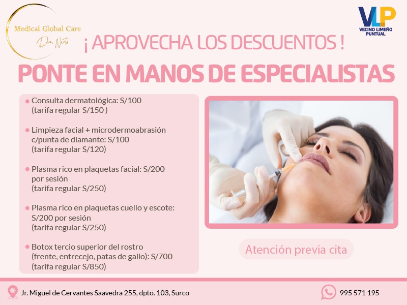 Descuentos en tratamientos faciales