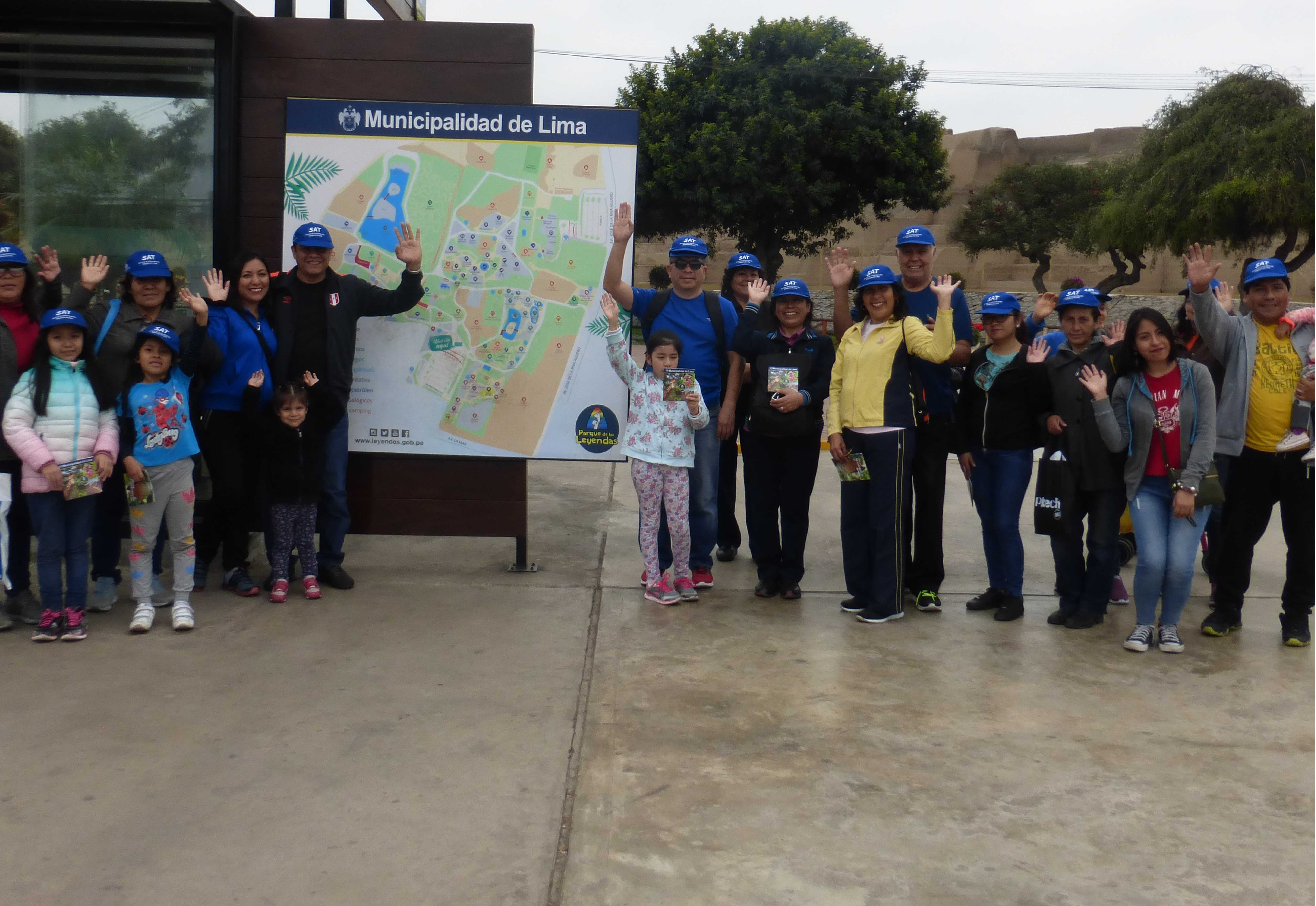 Contribuyentes Puntuales Recorrieron Parque De Las Leyendas